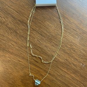 Madewell x CLED gold necklace set
